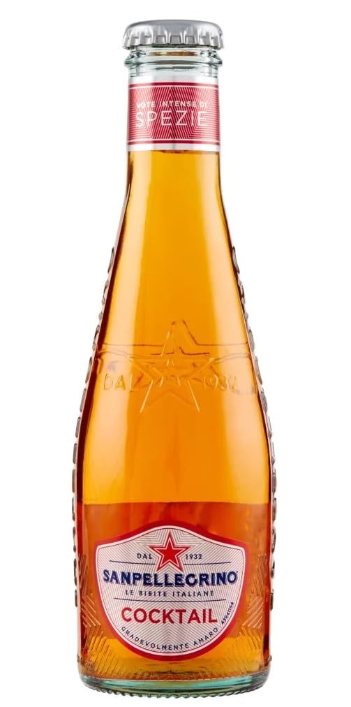 48er-Pack Testpaket San Pellegrino Cocktail Alkoholfreies Getränk + Ginger Beer Alkoholfreies Getränk mit Noten von Ingwer 20cl Einweg-Glasflasche