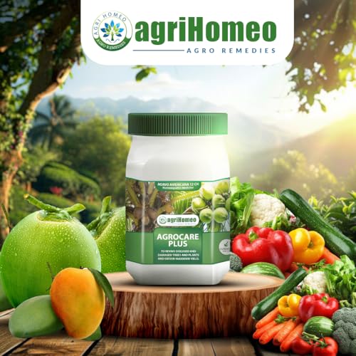Image of Agrocare Plus Homeopathic Medicine to Revive Diseased And Damaged Trees And Plants For Maximum Yield, Suitable For Areca, Banana, Cardamom, Coconut, Fruits, And More (100 Gram),Powder