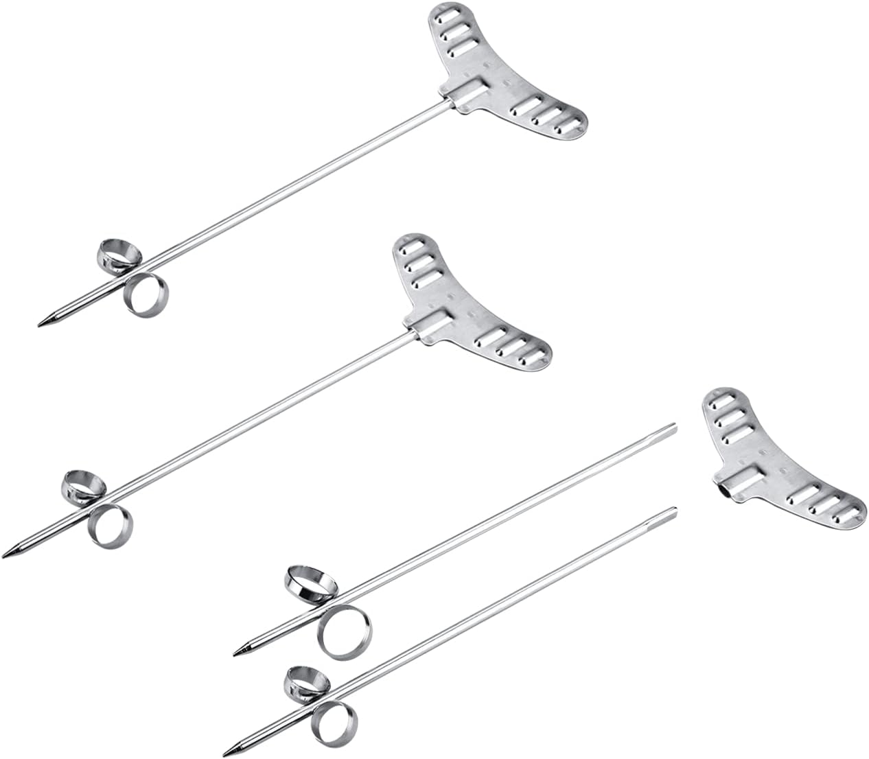 4Pcs Vegetables Spiral Knife, Spiral Potato Cutter Vegetable Spiral Cutter Metal Spiral Vegetable Fruit Knife Vegetable Carving Tool