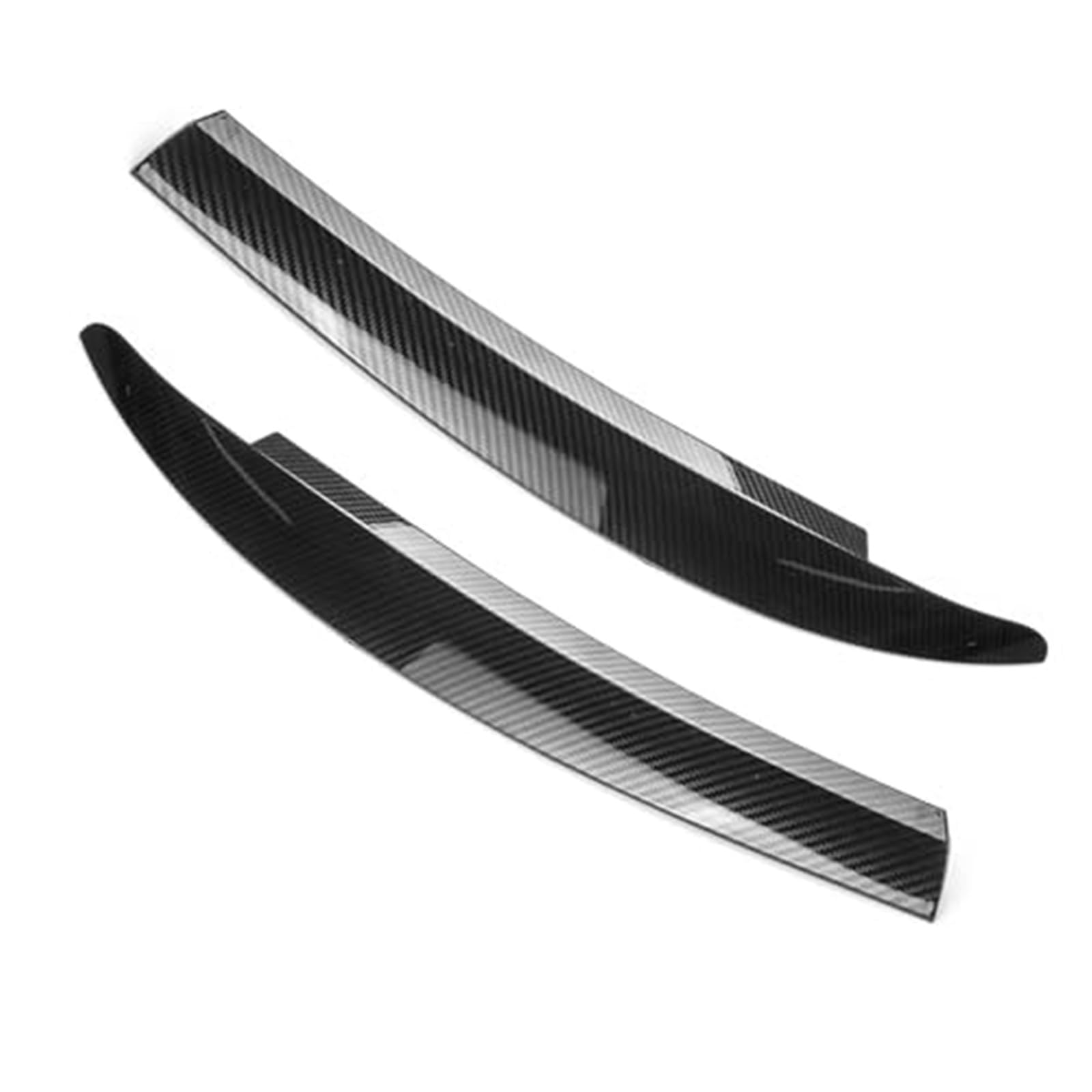 Calcomanías para faros de automóviles, BTFWM Pegatinas for cejas de faros delanteros de coche, for VW, for Scirocco, R, for GTS 2008-2012 2013 2014 2015 2016 2017(BLACK Glossy Black)