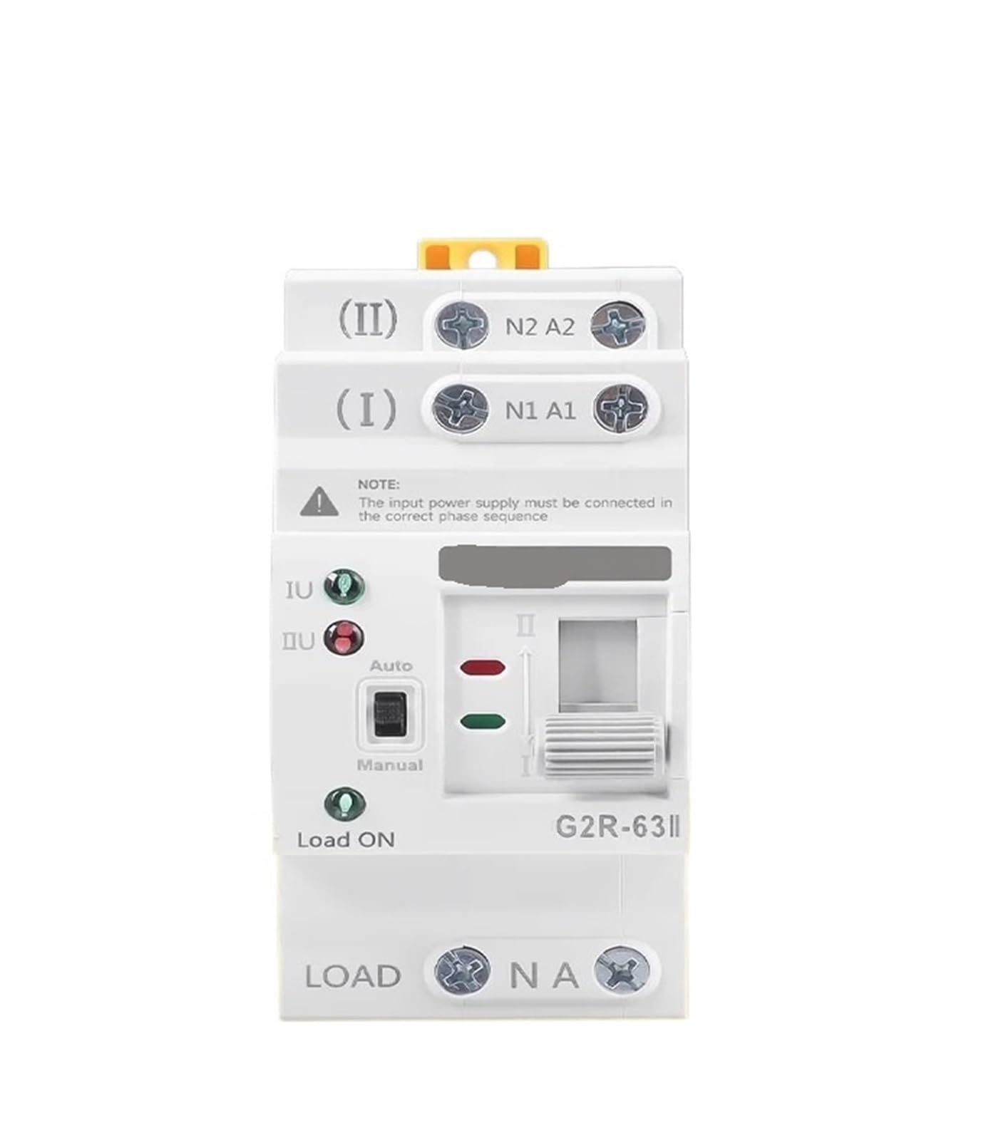 2P 63A Dual Power Automatischer Umschalter, elektrische Wahlschalter, unterbrechungsfreie Stromversorgung, 63A, 110V/220V(2P 63A 110V)