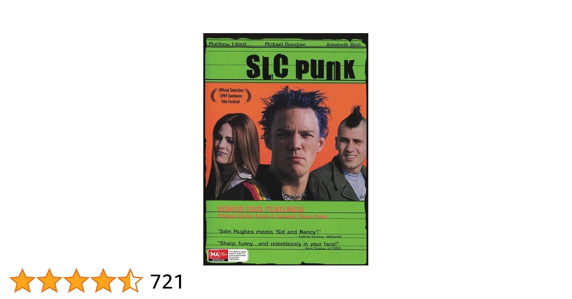 SLC PUNK!!!('99米) DVD SLC PUNK: Amazon.ca: Movies & TV Shows