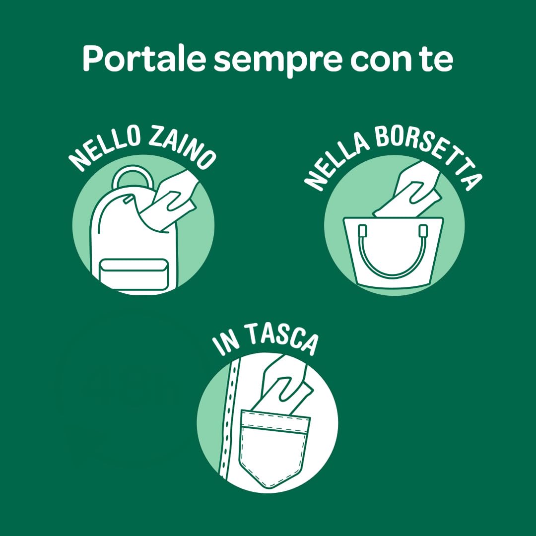 Borotalco, Deo-Salviette Seta, Salviette Deodoranti e Detergenti 2in1, con Molecole Anti-Odore e Formula Anti-Macchia, Efficacia Deodorante 48h, Ideali per Uso Quotidiano, Confezione da 12 Pz - 5