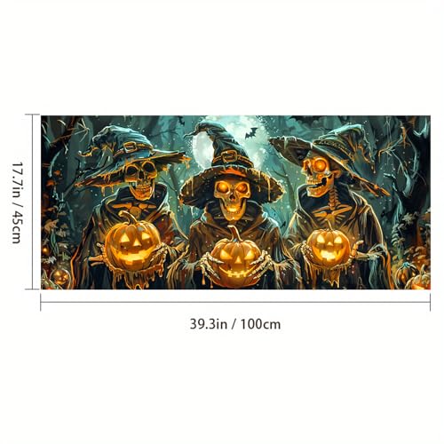 Película Decorativa para Ventana Halloween 39.3x17.7 Pulgadas miniatura 3