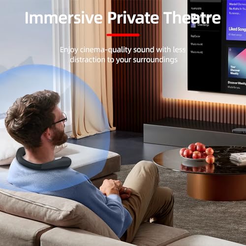 Image of Smalody Wireless Neckband TV Speaker Portable Bluetooth Sound Receiver Set