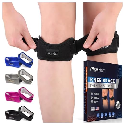 2 Pack Patella Knee Brace - Knee Support and Pain Relief, Running, Hiking, Basketball, Jumpers Knee, Tendonitis, Adjustable Strap Patellar Tendon Stabilizer