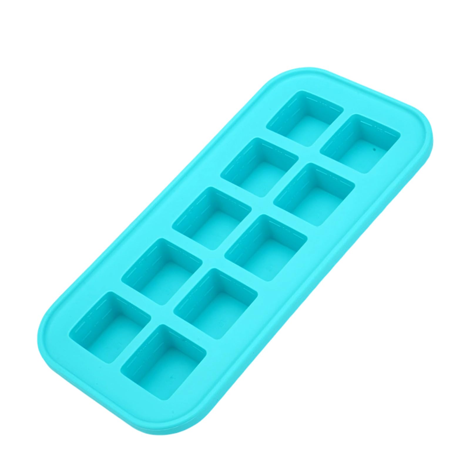 MALSSE Of 1 Silicone Freezers Molds with Lid for Ice Cubes Juices and Food Storage Space Saving Kitchen Essential Ice Block Tray with Cover