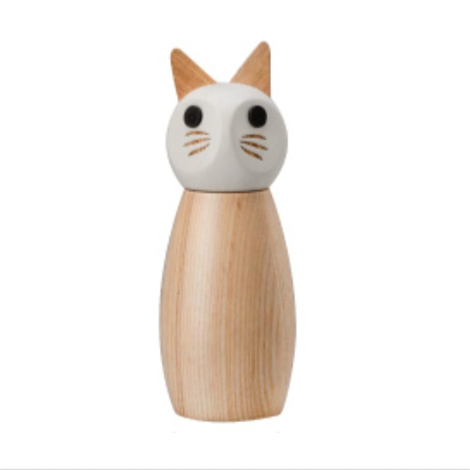 Macina Pepe Grinder di pepe di legno Mulino al peperoncino regolabile Coarness Minidinio di peperoncino di legno, per cucina freschi pepe macinato e utensili da cucina sale Macina Sale Macinapepe