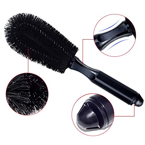 image for LucklyJone Car Washing Brush,Car Vehicle Motorcycle Wheel Hub Tire Rim