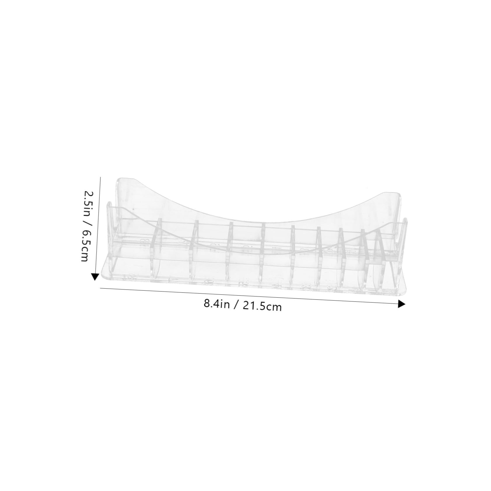 Ipetboom Clipper Guard Holder Hair Tools Storage Organizer Plastic Guide Comb Storage Case Barbershop Supplies