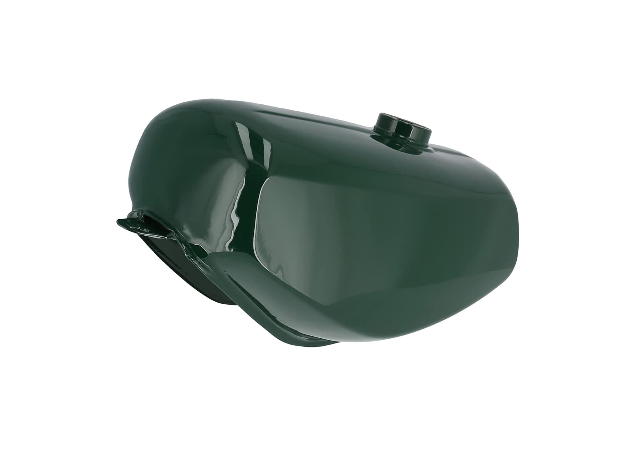 Set: Tank + Seitendeckel Enduro, Grün RAL 6005 - für Simson S51E, S70E