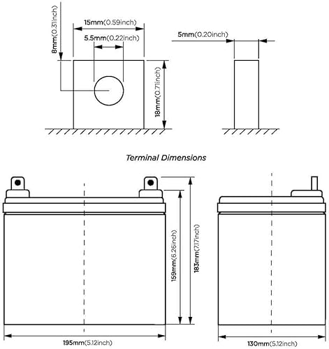 Miniatura 6 de Batería de plomo ácido sellada recargable de 12V 35Ah (cantidad de 5)