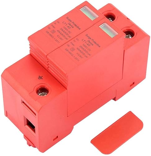 Miniatura 8 de Dispositivo de pararrayos de baja tensión DC1000V 2P 20KA~40KA del dispositivo protector de la casa