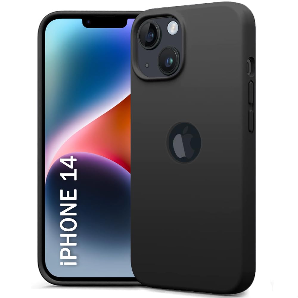 TheGiftKart Genuine Liquid Silicone Back Cover Case for iPhone 14 | Soft Micro-Fibre Lining Inside | Camera Protection Bump | Shockproof Back Cover Case for iPhone 14 (Silicone, Black) (B0DDQH2LFK) Amazon Price History, Amazon Price Tracker