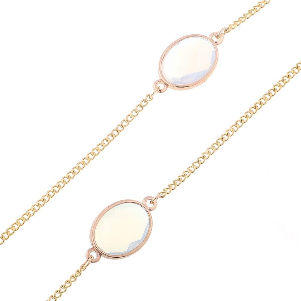 Eyeglass Chains Unisex Anti-Slip Sunglasses Chain Glasses Cords Eyeglass Strap Neck Cord Chain 75cm Gold Glasses Holder