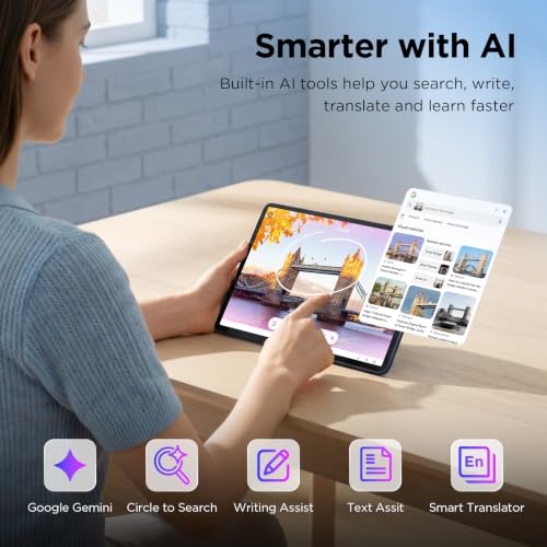 Image of TCL TAB A1 Plus Android Tablet, 12.2 inch 2.4K 120Hz Display, 6+128GB