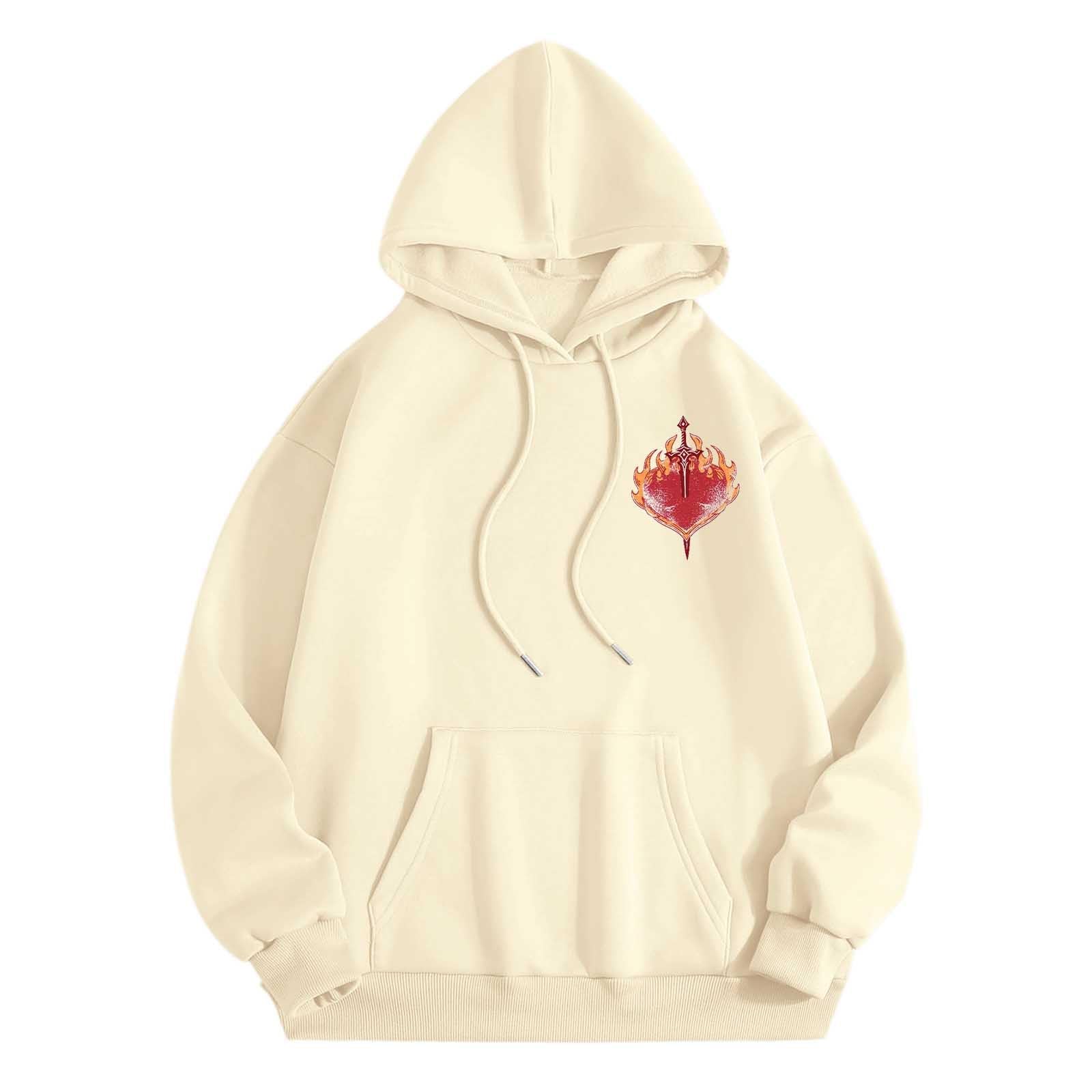 Womens I Love You In Book Quotes Felpe con cappuccio Moda Casual Anime con cappuccio Top Vestibilità ampia Pullover Felpe con cappuccio 2024 Personalizzato Autunno Comfort Country Y2K Workou