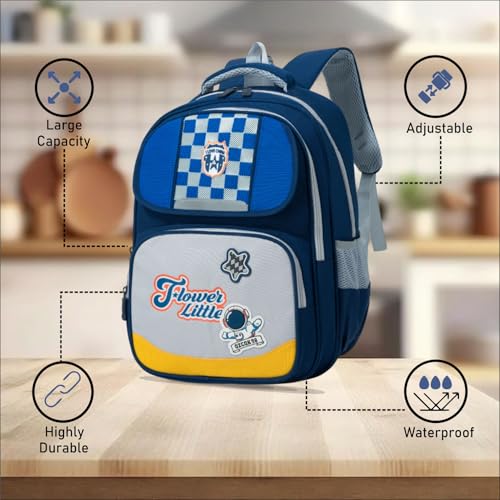 Image of Tinytot 22 Litre 17-Inch Waterproof Large School Bag for Boys & Girls, Kids School Bag, School Backpack for Girls and Boys, for Kids, Ideal for Children