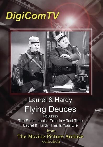DVD Laurel y Hardy en Flying Deuces pelicula clasica humor blanco