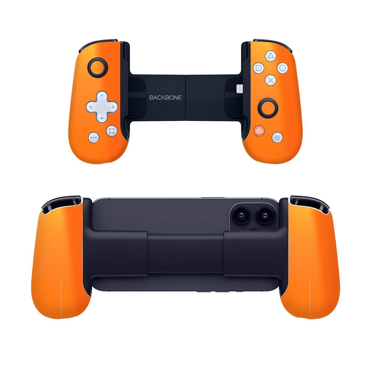 SopiGuard Sticker Skin for Backbone One Controller Full Body Wrap (Gloss Orange)