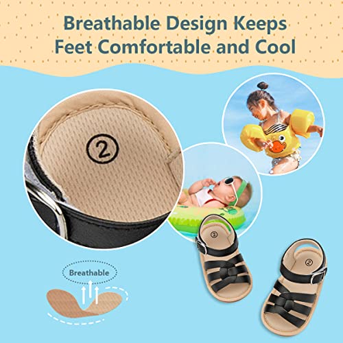 Cencirily Infant Baby Girls Boys Sandals Summer Beach Outdoor Bowknot Soft Rubber Sole Toddler Princess Dress Flats Walking Shoes #TOP3