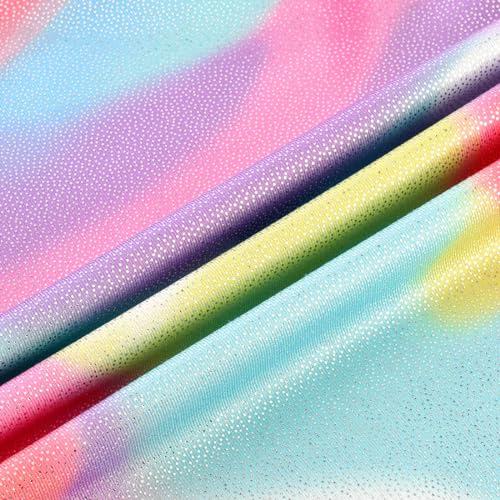 Image of HOZIY Gymnastics Leotards for Girls Unicorn Aurora Rainbow Mermaid Dinosaur Cupcake Sparkle Biketard Toddlers Kids Children