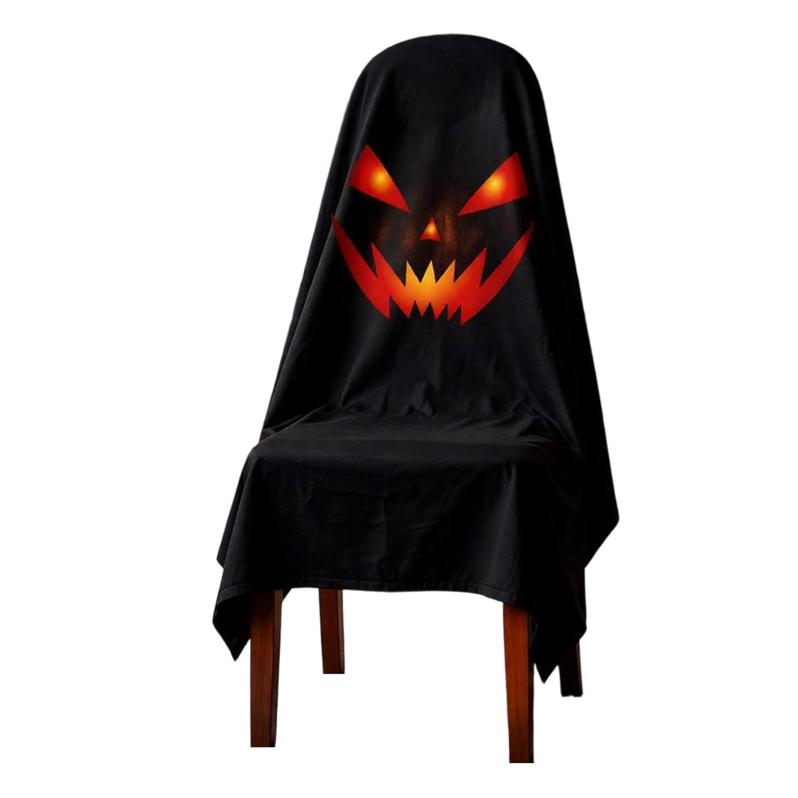 Virelynx Halloween Ghost Chair Cover, Spooky Dining Seat Protector
