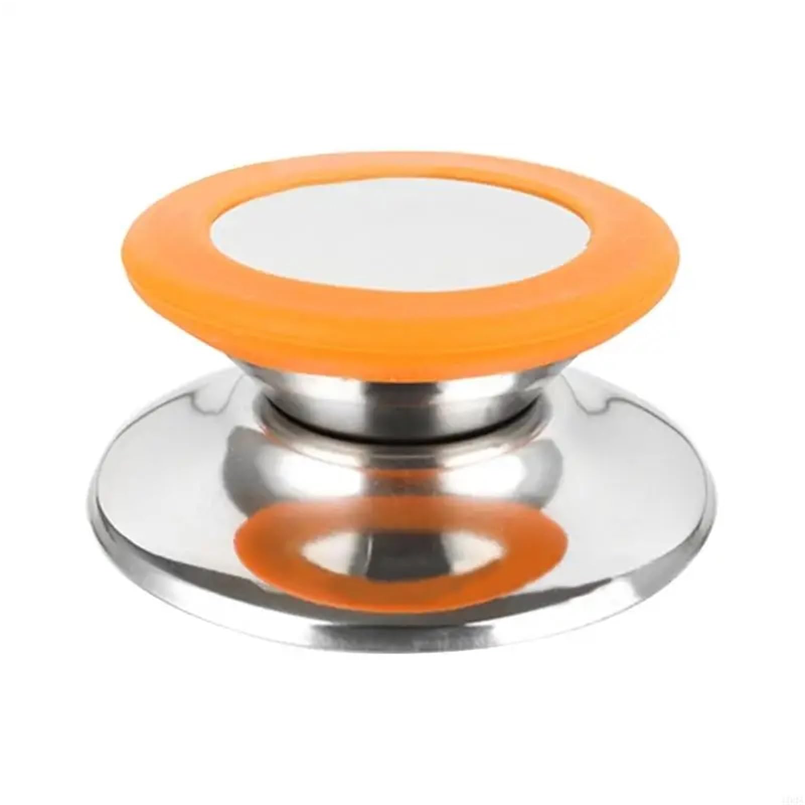 Ersatz for Topfdeckelgriff aus Edelstahl | Ersatz des mehrfarbigen Topfdeckelgriffs: Küchendeckelgriff-Halteknopf(Orange)