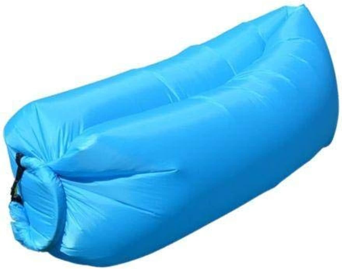 Blue Portable Inflatable Air Bed Sofa Outdoor Beach Camping Sleeping Lazy Bag