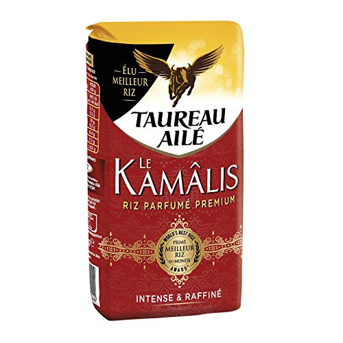 Taureau Ailé Kamalis - Arroz perfumado de Camboya, galardonado al mejor arroz del mundo, 500 g