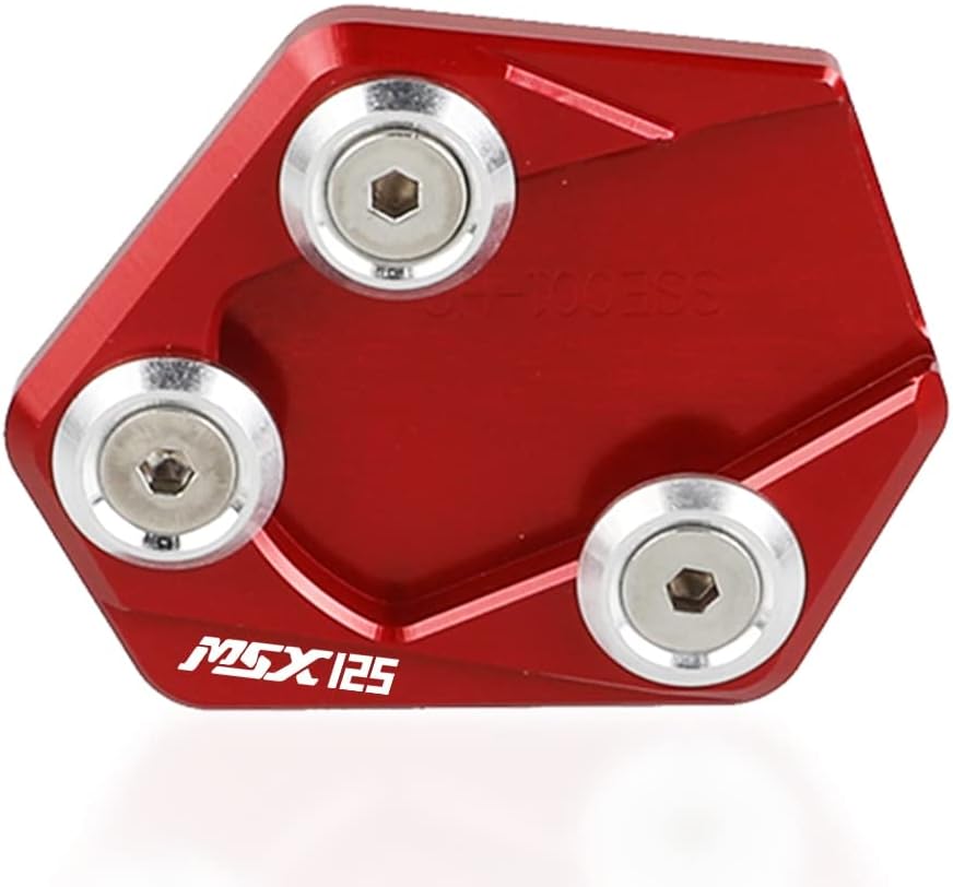 motorcycle Foot Plate Pad FOR MSX125 GROM MONKEY 125 2013-2023 2022 2021 2020 2019 CNC Motorcycle Side Stand Enlarge Kickstand Extension Plate Pad