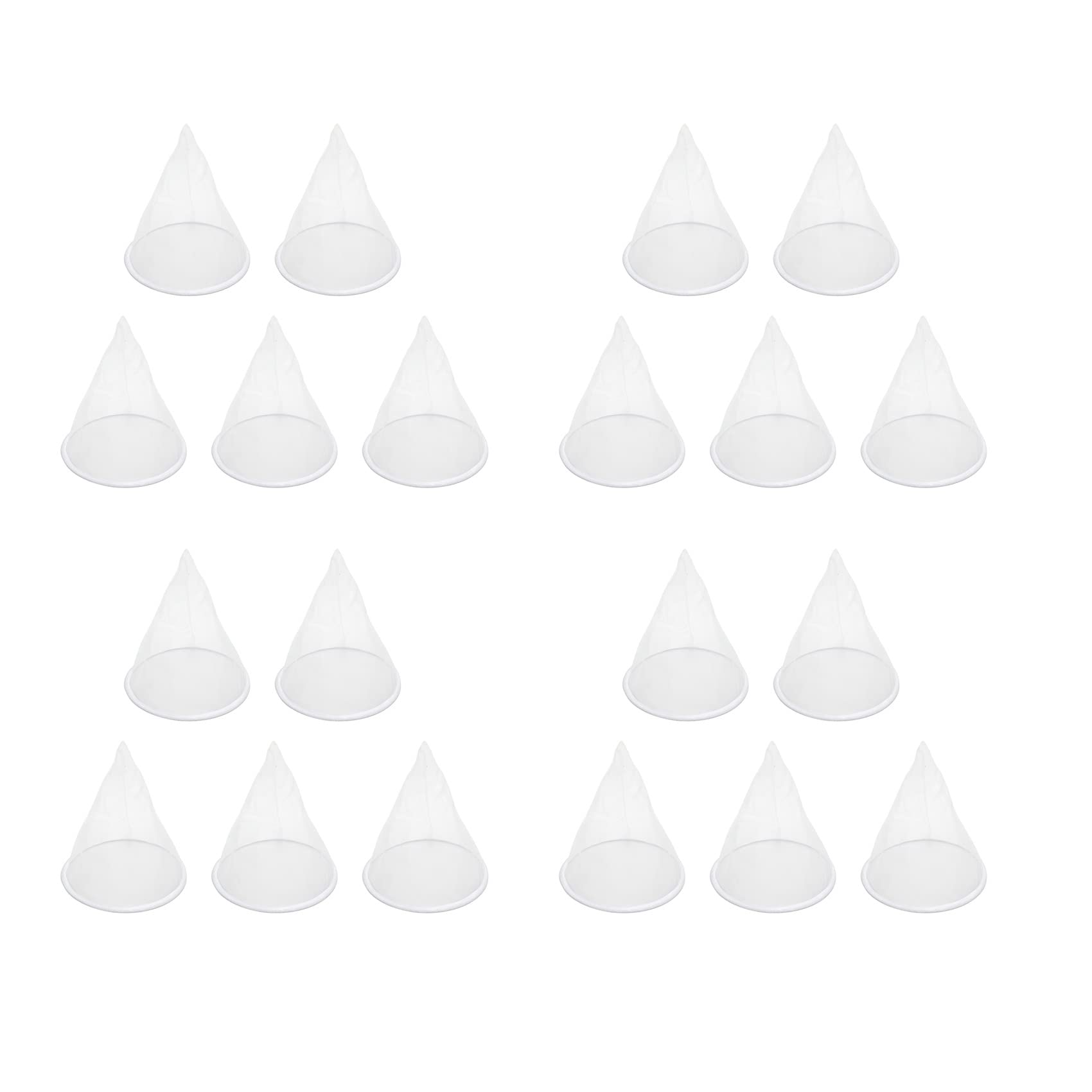 Hndhbfgrt 20PCS Beekeeping Equipment Bee Honey Filter Nylon Cone-Shape Honey Screener Bee Hive Bee Honey Tools