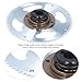 VGEBY 80 Teeth Crankset, 25H 80 Teeth Crankset with Flywheel and Connector Set Accessory for Electric Modification Freewheel Hub Freewheel Crankset Freewheel