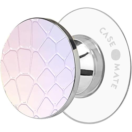 Case-Mate Minis | Cell Phone Grip & Phone Stand | Suction Cup Cell Phone Holder [Removable for Wireless Charging] for iPhones, Android Smartphones, Kindles & More | Iridescent Snake