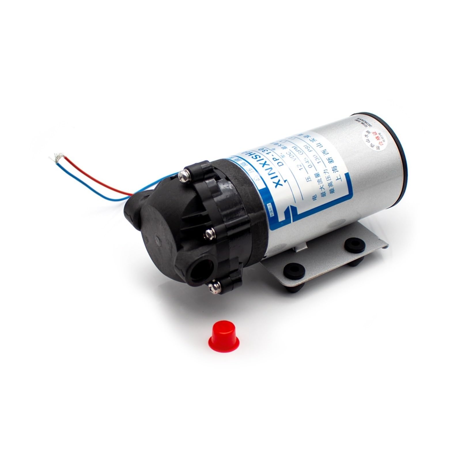Bomba de refuerzo de microdiafragma de DP-130, bomba de alta presión de membrana RO, Mini bomba de agua for lavadora de coche dosificadora de productos químicos Mejorar la eficiencia(12V)