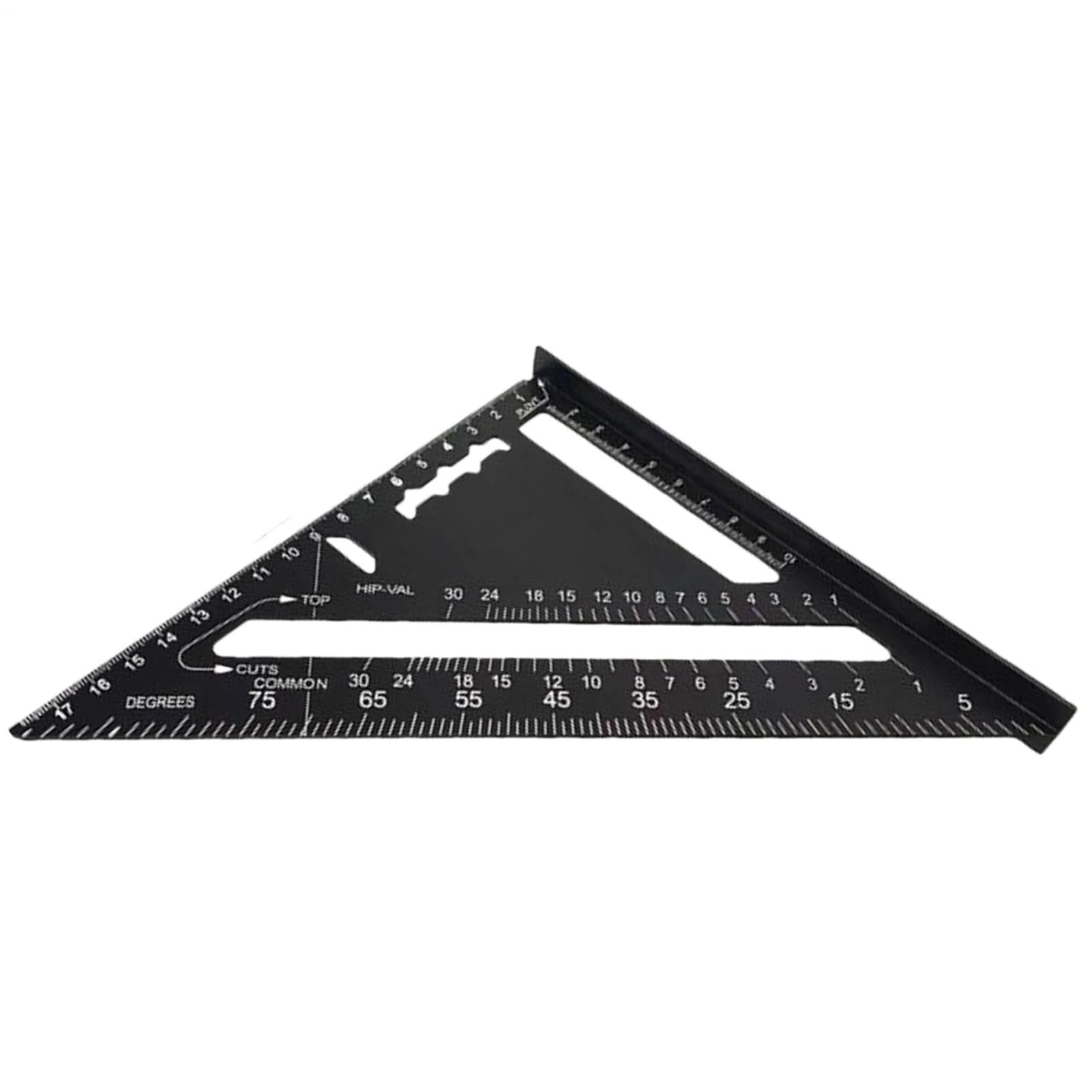 Triangle Ruler Carpenters Tool - Aluminum Carpenters Roofing Squaree Metric Engineer Scale Rulers