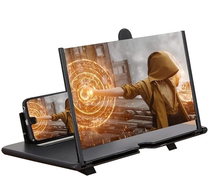 3D HD Screen Magnifier, Universal Smartphone Screen Amplifier with Adjustable Stand, Eye Protection Video Expander for Movies, Games, Reading, Portable Phone Holder-picture-18