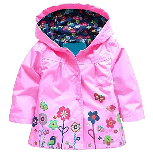 Baotung Giacca impermeabile per bambini e bambine