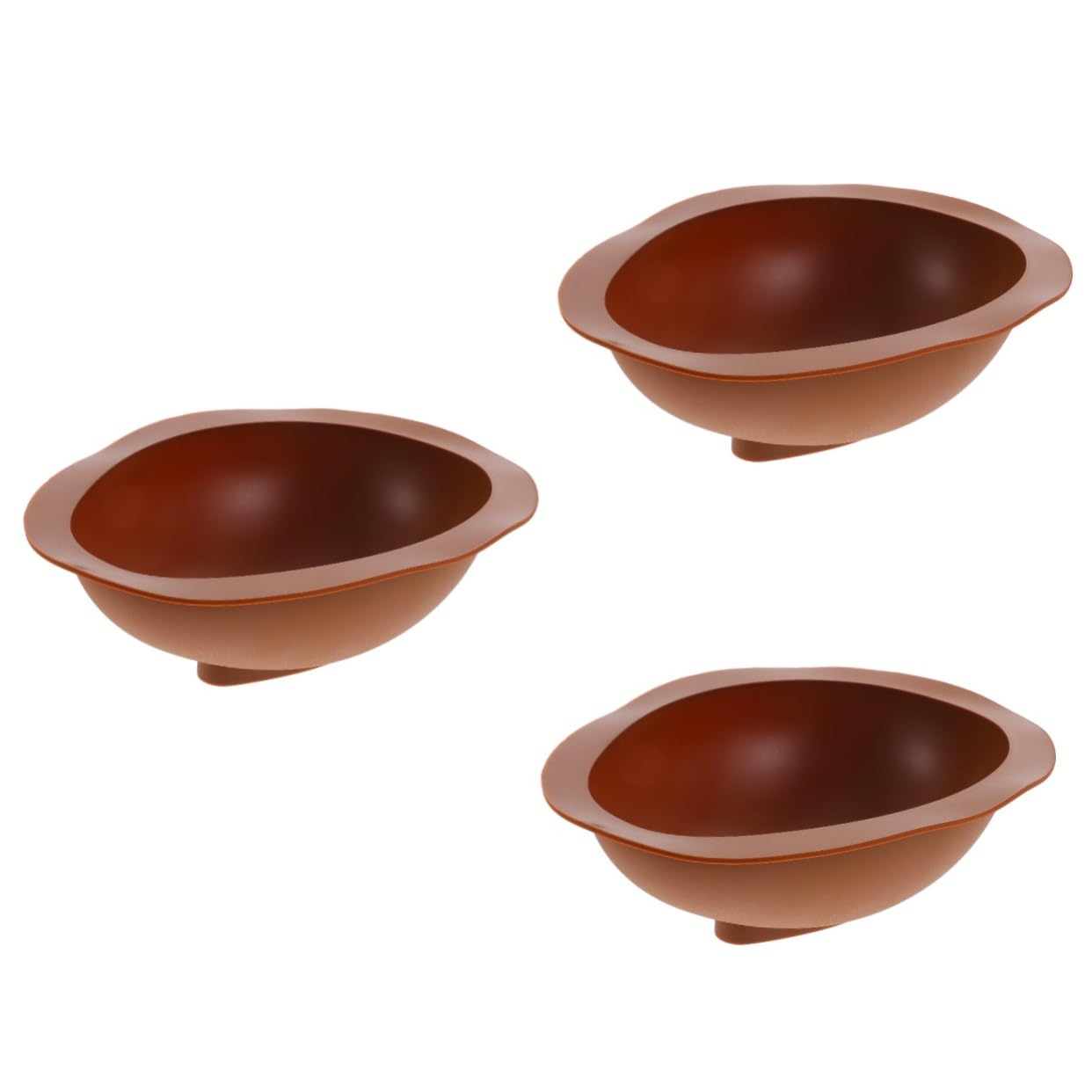 TOPBATHY 3 Pièces Moule à Mousse Pâques Moules à Gâteaux En Silicone Pochoirs à Biscuits Moules à Chocolat Aux Oeufs Moule De Cuisson En Silicone Gel De Silice 3d Le Dessert