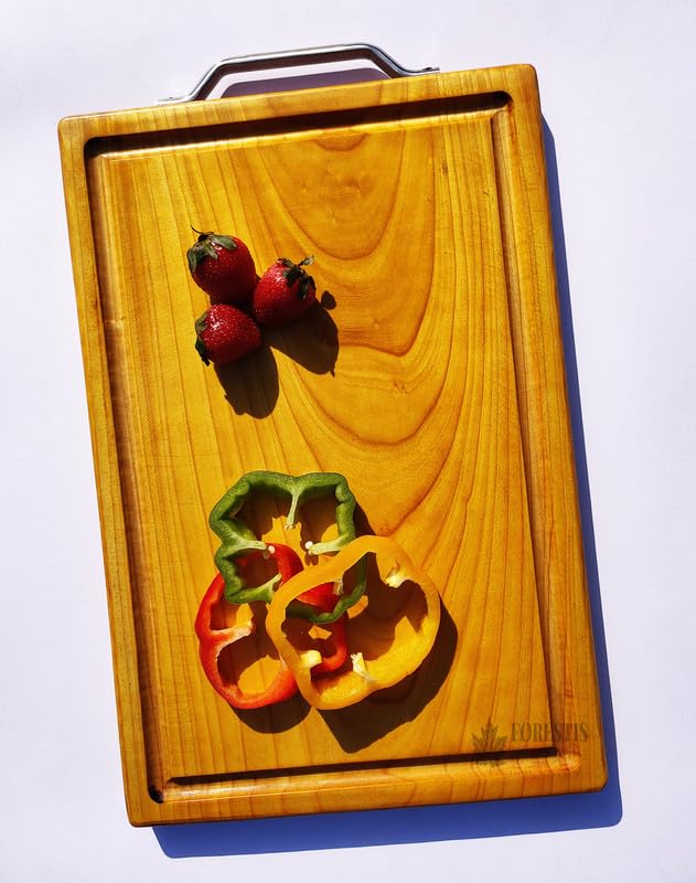 Image of Single Block Wood Chopping Board, Food Safe, Processed and Seasoned with Food Grade Mineral Oils