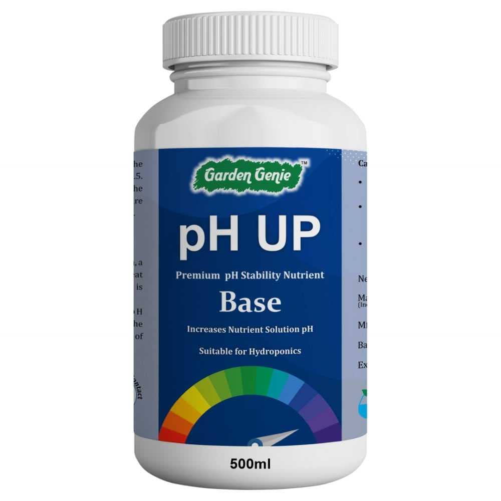 Garden Genie pH Up Nutrient Solution for Hydroponics, pH Up for Increasing The pH of Hydroponic Solution - 500 ml (B0BRQ89VQW) Amazon Price History, Amazon Price Tracker