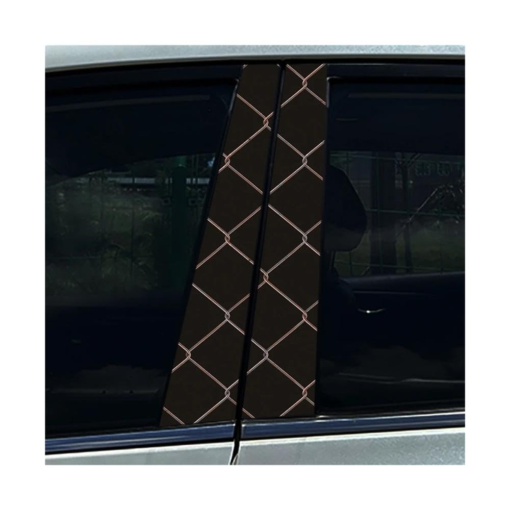 Bertdcx D Car B-Pillar Stickers Car Center Column Ecoration Cover Scratches Waterproof Ecals Auto Parts(D)
