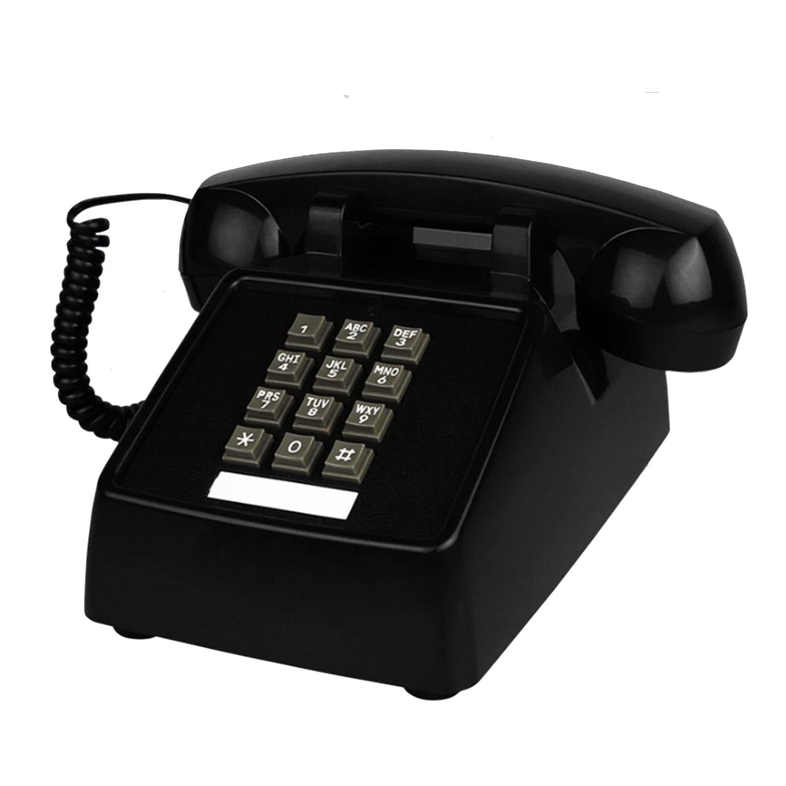 Téléphone fixe rotatif vintage de style européen aux finitions premium
