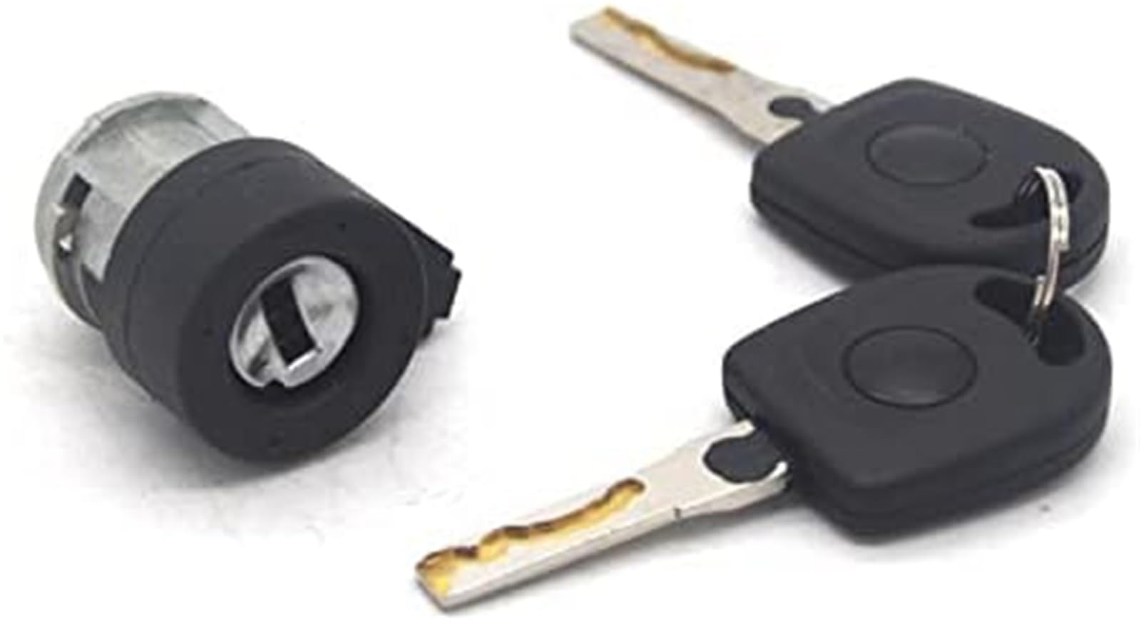 Siłownik automatycznego zamka drzwi Zestaw bębenków zamka zapłonu, dla Passata, dla Seat, dla Bora, dla Golfa Iv, A2 A3 A4 A6 A8 3B0905855C 107905855Cb