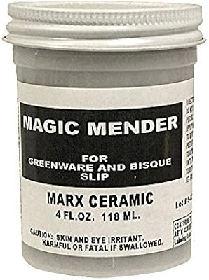 Marx Magic Mender for Fired and Unfired Ceramic/Pottery Repairs and Add-Ons (Pkg/3)