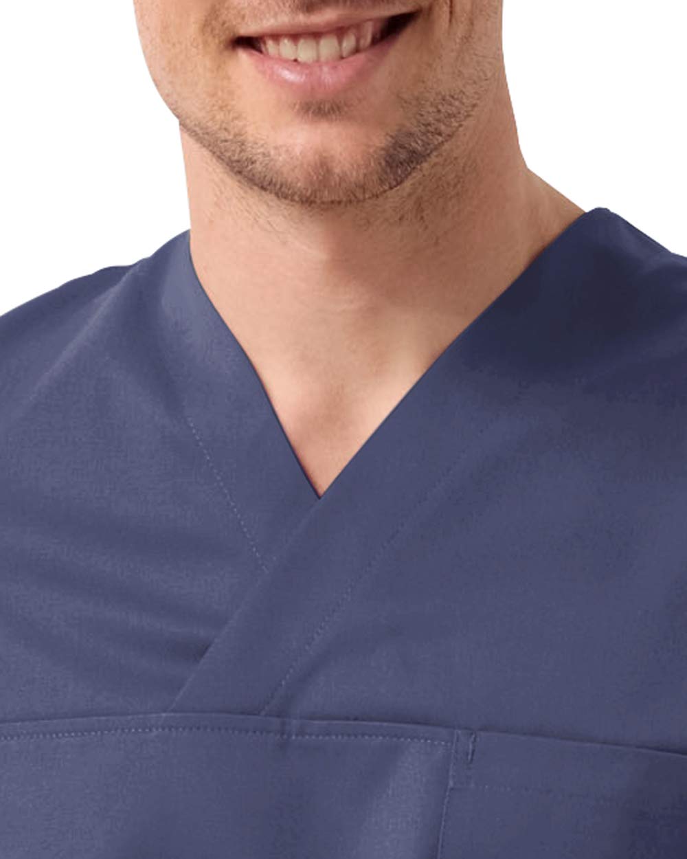 CLINIC DRESS Schlupfkasack im Doppelpack Unisex Kasacks Schlupfhemd für die Pflege oder Medizin in 100% Baumwolle 60 Grad Wäsche