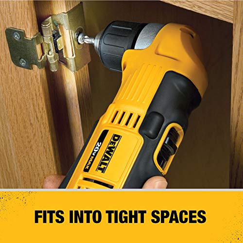 DEWALT 20V MAX Right Angle Drill, Cordless, Tool Only (DCD740B)