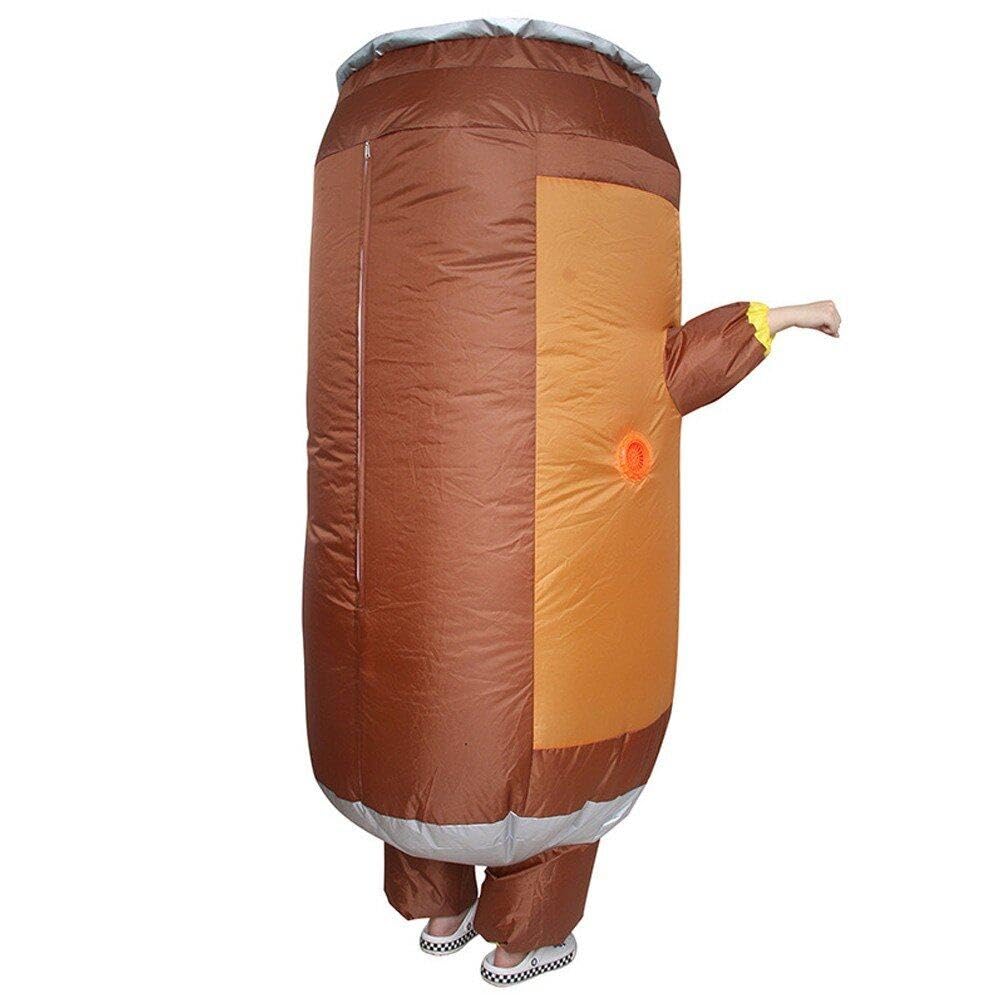 Dianzan Costumi per Bevande Gonfiabili Vestito per Bevande Gonfiabili Tuta per Lattina di Birra Cibo Vestito Cosplay Oufit Oktoberfest Costume Cosplay Prop per Adulti