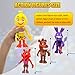 Action Figure Toy, 18 Pcs Game Figures Toys, Movable Joints Toys Dolls, Collectible Figure Gifts for Kids, Colourful