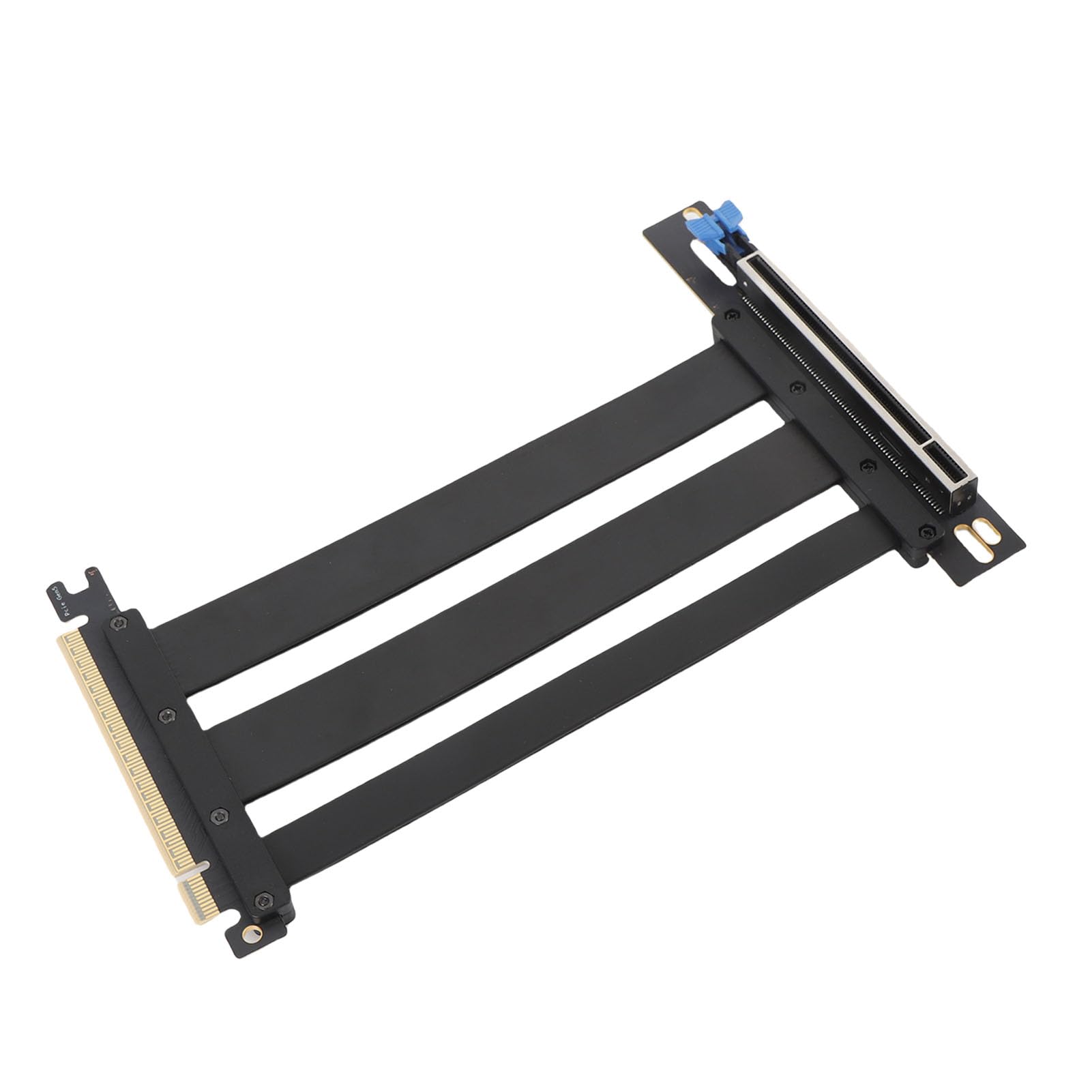 Zunate Kabel Pionowy PCIE 5.0 X16, Gen 5 GPU Graficzna Karta Przedłużacza Kabel Exter -Celd 128 Gbps 90 Stopni Adapter dla 4090 TI, PC Case Server ITX Buduje Systemy Chłodzenia Wody (15 cm)
